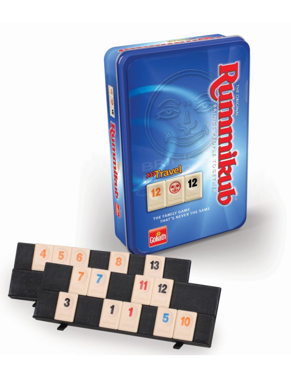 Rummikub, reiseditie in blikken doos