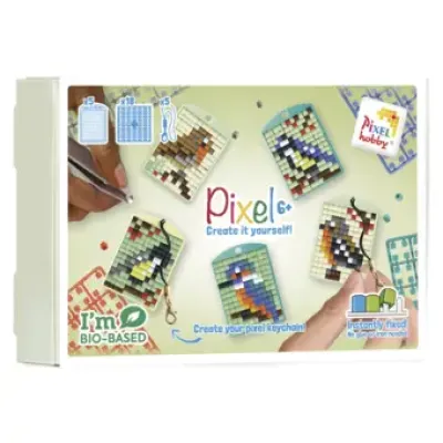 Sleutelhanger thema box vogels