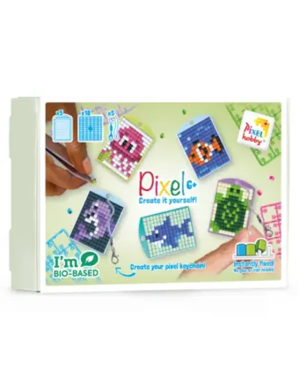 Sleutelhanger thema box zeedieren